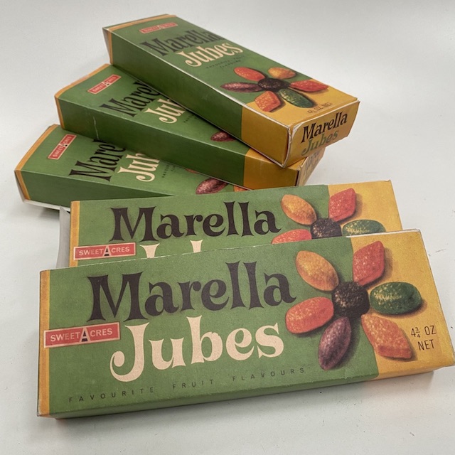 PACKAGING, Vintage Marella Jubes Box